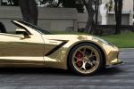 Chevrolet Corvette Convertible Gold on Forgiato Wheels (GTR) 2019 года